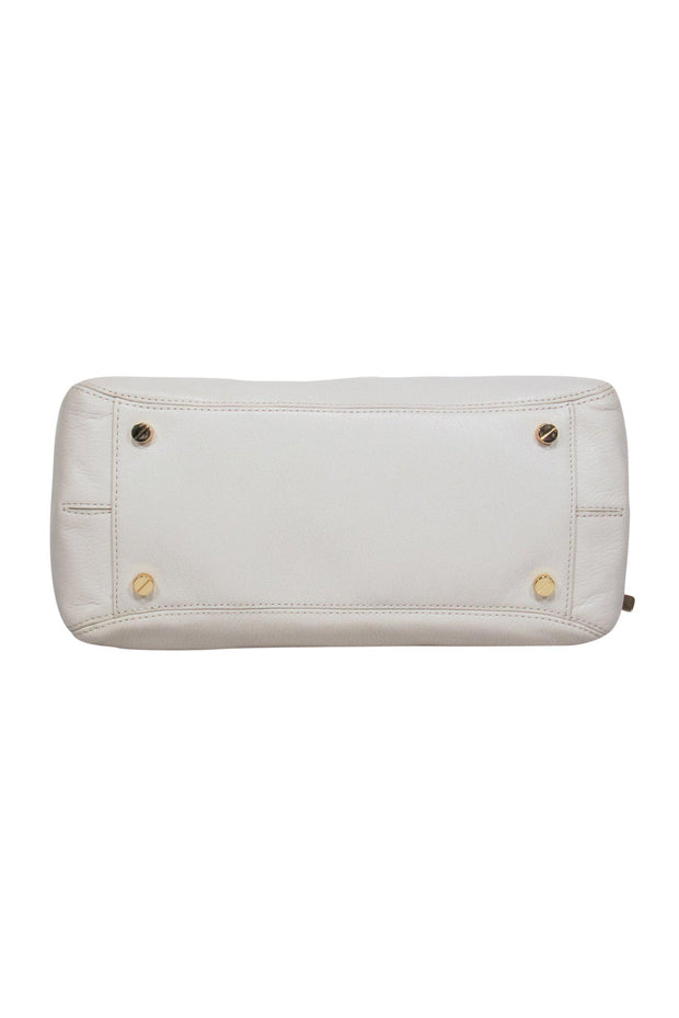 Current Boutique-Michael Kors - Cream Pebbled Leather Convertible Satchel