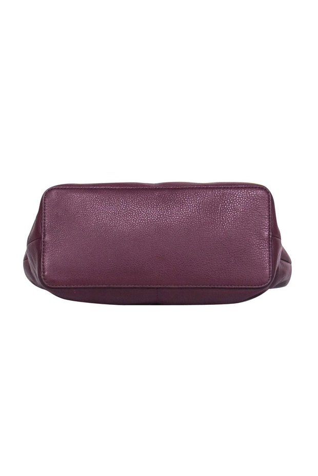 Current Boutique-Michael Kors - Dark Plum Pebbled Leather Tote