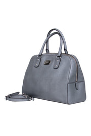 Current Boutique-Michael Kors - Grey Leather Bowling-Style Bag