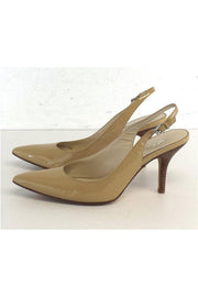 Current Boutique-Michael Kors - Nude Patent Leather Slingbacks Sz 6