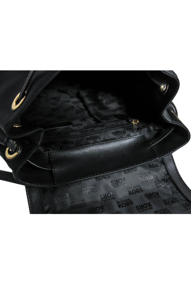 Current Boutique-Michael Michael Kors - Black Nylon Backpack