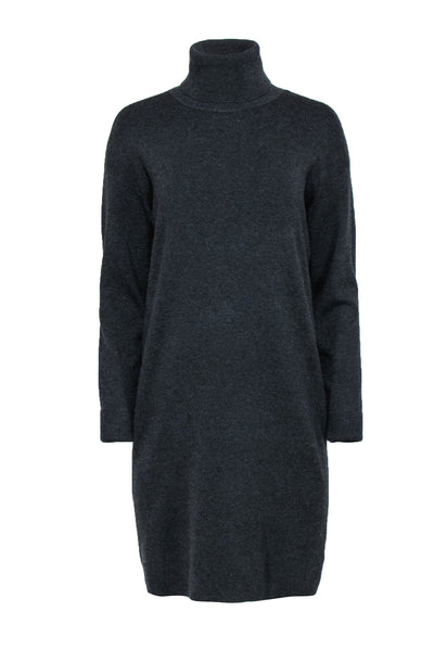 Current Boutique-Michael Michael Kors - Grey Knit Turtleneck Sweater Dress Sz M