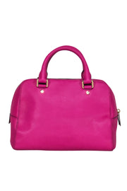 Current Boutique-Michael Michael Kors - Magenta Leather Gold Chain Convertible Satchel