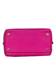 Current Boutique-Michael Michael Kors - Magenta Leather Gold Chain Convertible Satchel