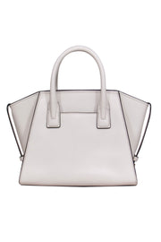 Current Boutique-Michael Michael Kors - White Structured Mini Tote w/ Shoulder Strap