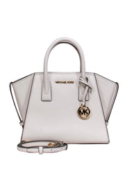 Current Boutique-Michael Michael Kors - White Structured Mini Tote w/ Shoulder Strap