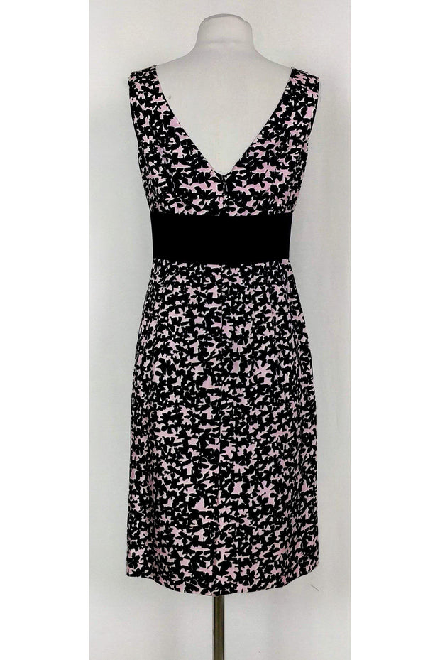 Current Boutique-Milly - Black & Pink Printed Dress Sz 4