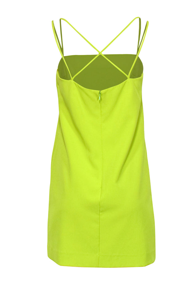 Current Boutique-Milly - Neon Green Sleeveless Mini Dress Sz 6