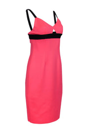 Current Boutique-Milly - Neon Pink Sleeveless Bodycon Dress w/ Cutout Sz 8