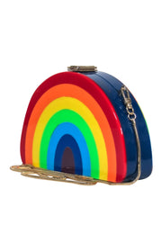 Current Boutique-Milly - Rainbow Hard-Sided Convertible Latched Crossbody