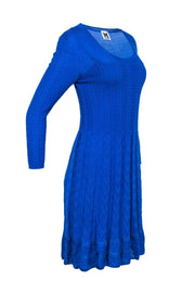 Current Boutique-Missoni - Blue Long Sleeve Knit Dress Sz S