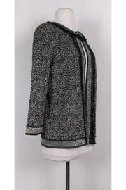 Current Boutique-Missoni - Green Metallic Open Cardigan Sz 8