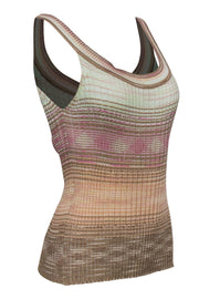 Current Boutique-Missoni - Pastel Striped Knit Tank Sz 10