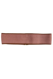 Current Boutique-Missoni - Pink & Brown Knit Belt Sz 6