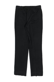 Current Boutique-Miu Miu - Black Straight Leg Trousers Sz 4