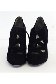 Current Boutique-Miu Miu - Black Suede Booties Sz 9.5