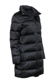 Current Boutique-Moncler - Vintage Black Longline Puffer Down Coat Sz S