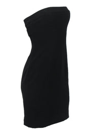 Current Boutique-Moschino - Black Strapless Bodycon Dress Sz 6