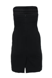 Current Boutique-Moschino - Black Strapless Bodycon Dress Sz 6