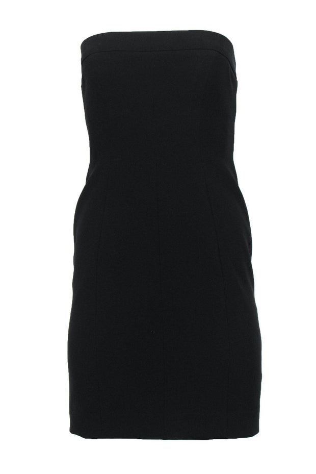 Current Boutique-Moschino - Black Strapless Bodycon Dress Sz 6