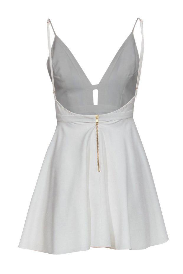 Current Boutique-NBD x Naven Twins - Cream Plunge A-Line Dress Sz XS