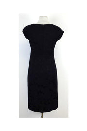 Current Boutique-Nanette Lepore - Black & Navy Brocade Dress Sz 2