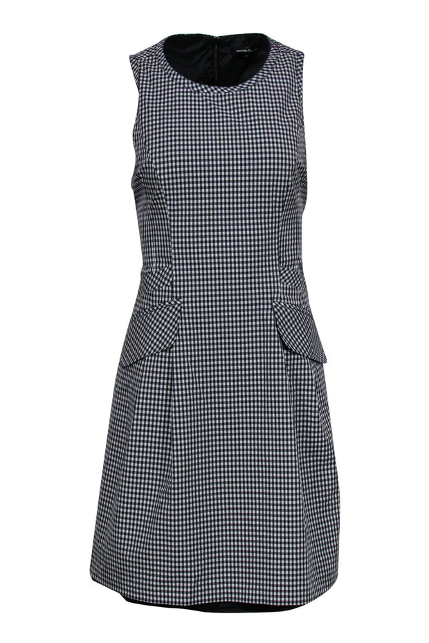 Current Boutique-Nanette Lepore - Black & White Gingham Tent-Style Dress Sz 10