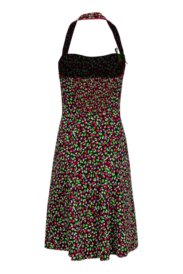 Current Boutique-Nanette Lepore - Cherry Print Halter Dress Sz 4