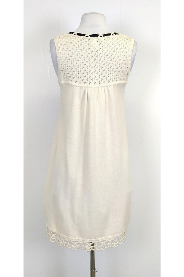 Current Boutique-Nanette Lepore - Cream Knit Dress Sz S