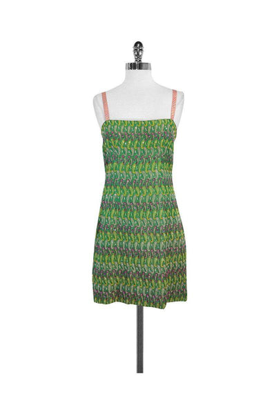 Current Boutique-Nanette Lepore - Green Multicolor Paisley Dress Sz 4