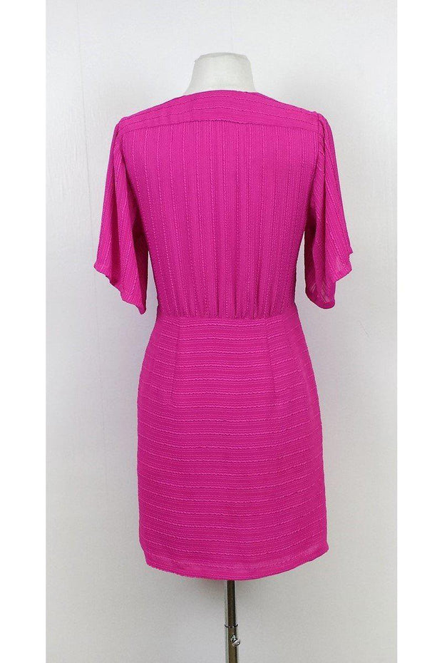 Current Boutique-Nanette Lepore - Hot Pink Textured Dress Sz 2