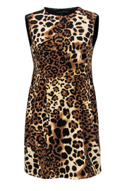 Current Boutique-Nanette Lepore - Leopard Printed Silk Fit & Flare Dress Sz 4