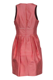 Current Boutique-Nanette Lepore - Pink Gingham Fit & Flare Dress w/ Scoop Neck Sz 4