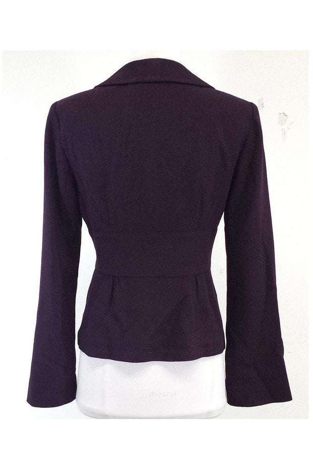 Current Boutique-Nanette Lepore - Purple Wool Jacket Sz 4