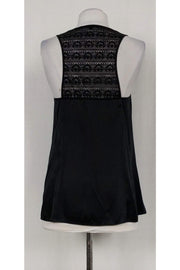 Current Boutique-Nanette Lepore - Satin & Lace Beaded Tank Sz 6