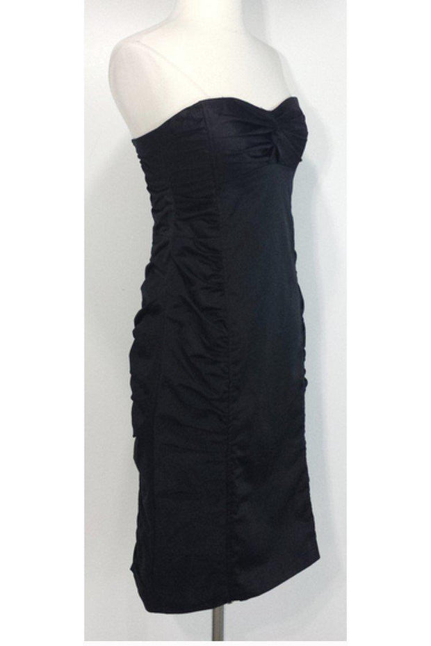 Current Boutique-Nanette Lepore - Siren Ruched Cotton Strapless Dress Sz 2