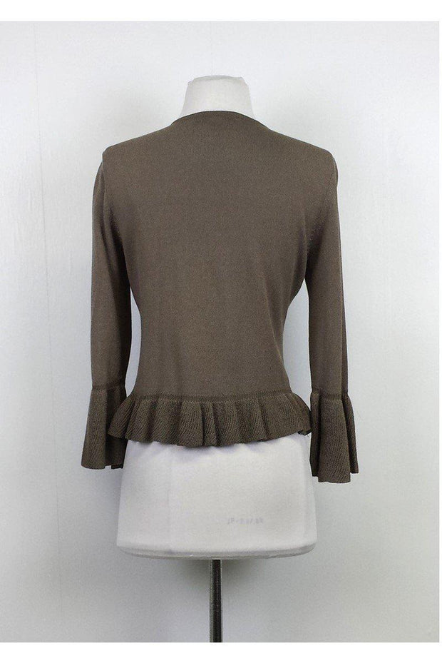 Current Boutique-Nanette Lepore - Taupe Cardigan w/ Bell Sleeves Sz M