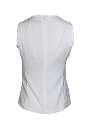 Current Boutique-Nanette Lepore - White Eyelet Tank Top Sz 0