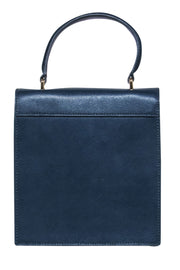 Current Boutique-Neely & Chloe - Blue Square "Mini Lady Bag" Crossbody Purse