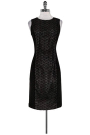 Current Boutique-Nougat London - Black Broderie Anglaise Dress Sz 4