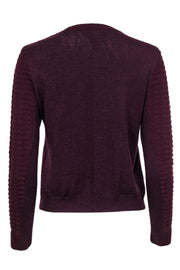 Current Boutique-O'2nd - Maroon Textured Sweater Sz S