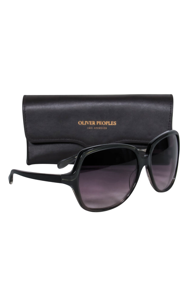 Current Boutique-Oliver Peoples - Grey Square Tinted Sunglasses