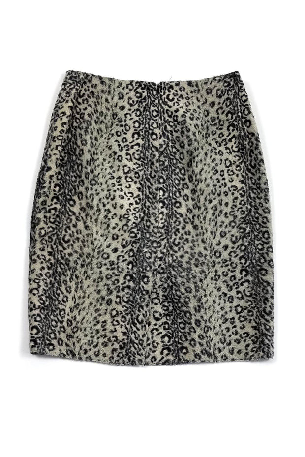 Current Boutique-Oscar de la Renta - Animal Print Pencil Skirt Sz 8