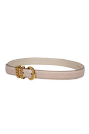 Current Boutique-Paloma Picasso - White Leather Belt