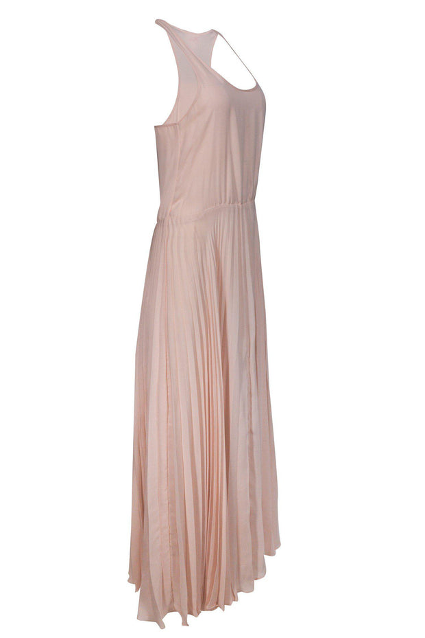 Current Boutique-Parker - Blush Pink Pleated Maxi Dress Sz S