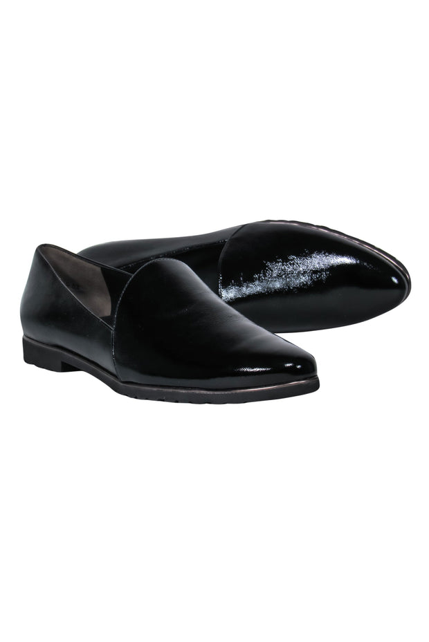 Current Boutique-Paul Green - Black Patent Leather Loafers Sz 10.5