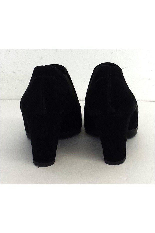 Current Boutique-Paul Green - Black Suede Booties Sz 6.5