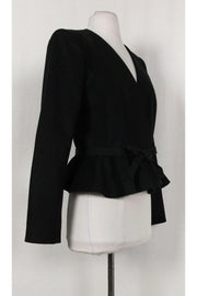 Current Boutique-Paule Ka - Wool Peplum Blazer Sz M