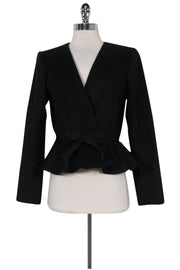 Current Boutique-Paule Ka - Wool Peplum Blazer Sz M