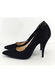 Current Boutique-Pedro Garcia - Black Satin Pumps Sz 10.5